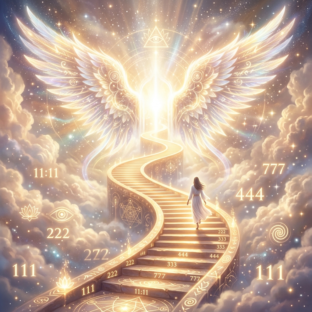 Angel Numbers & Sacred Numerology - Divine whispers and repeating number sequences